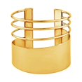 thumbnail image 3 of Ensemble de 4 Bracelets à Revers, Bracelet Large Ouvert pour Femmes, Bracelet Doré, 3 of 5