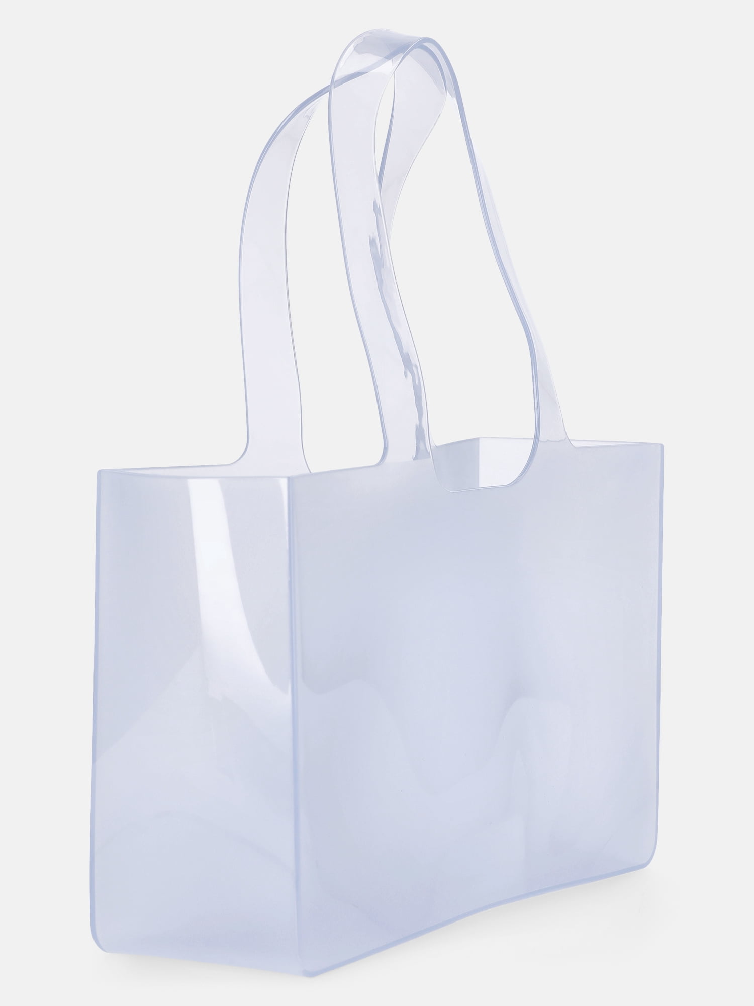 No Boundaries Women's Jelly Tote Bag, Clear