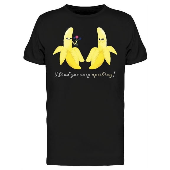 Banana I Find You Very Apeeling T-Shirt Men -Image by Shutterstock, Male Small
