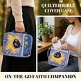thumbnail image 5 of Xixirimido Cute Cat Starry Night Print Bible Cover Case Large Quilted Bible Carrying Case with Handles & Bookmarks Bible Study Supplies & Accessories Christian Gifts for Church, 5 of 7