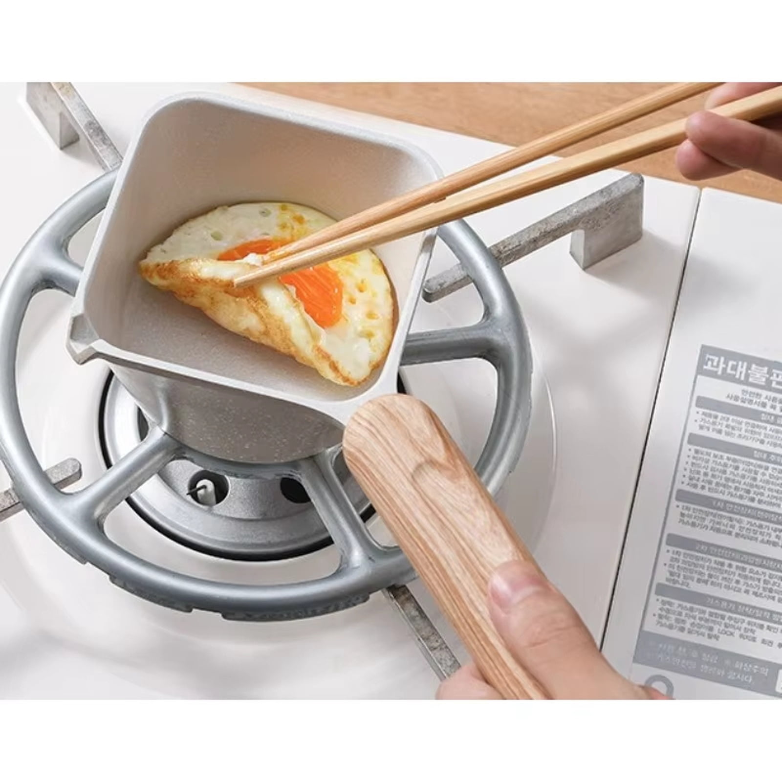 Pot and Pan Set Nonstick, Oil Pan for Oil Change, 2 in Depth, Non Stick Frying Pan, Hot Oil Holding, Kitchen Frying, Light , 1 Pc, Attached Stand