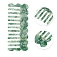 thumbnail image 2 of Unique Bargains 1 Pc Marble Pattern Hair Comb Acetate Sheet Green, 2 of 5