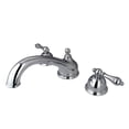 thumbnail image 1 of Kingston Brass KS3351AL 8 Inch -18 Inch Widespread Roman Tub Filler - Polished Chrome, 1 of 2