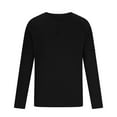 thumbnail image 3 of Aueoeo Long Sleeve T Shirts for Men, Mens Tops Casual Crewneck Long Sleeve T Shirt Pullover Shirt Slim Fit Blouse, 3 of 5