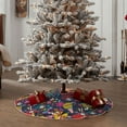 thumbnail image 4 of Bingfone Christmas Tree Skirt Mat Christmas Decoration Interior 30" -Rock Music, 4 of 6