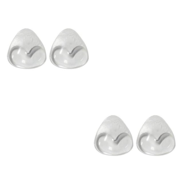 Seitruly Sujetador invisible de realce para mujer: belleza con comodidad hecha de sujetador invisible de silicona duradero y lavable para mujer Transparente 2piezas
