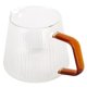 thumbnail image 2 of Taza de café de borosilicato transparente espesada con asa para cafetería casera, 350 ml, 2 of 14