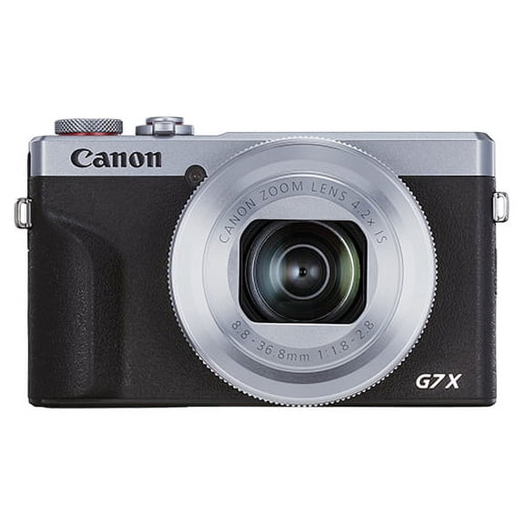 Canon PowerShot G7 X Mark III 20.2MP 4K Digital Camera 4.2x Optical Zoom Silver - International Version