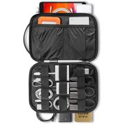 tomtoc Electronic Organizer Travel Universal Cable Kit Management Organizer Accessories Storage Case Pouch Bag for iPad