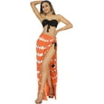 thumbnail image 3 of HAPPY BAY Women's Bikini Skirt Sarong Swimwear Swim Cover up Bathing suit Summer Wraps Swimsuit Beach Wrap Coverups for Women Beachwear One Size Apricot, Tie Dye, 3 of 4