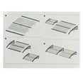 thumbnail image 6 of 80"x40" Window Door Awning Canopy, Polycarbonate Cover Entry Door Outdoor Window Awning Exterior, UPF 50+, Front Door Overhang Awning for Sun Shutter Silver & Gray, 6 of 15