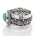 thumbnail image 3 of QQTDFG Fashion Handmade 925 Silver Turquoise Ring Women Party Wedding Jewelry Sz 6-10-#2-8, 3 of 3