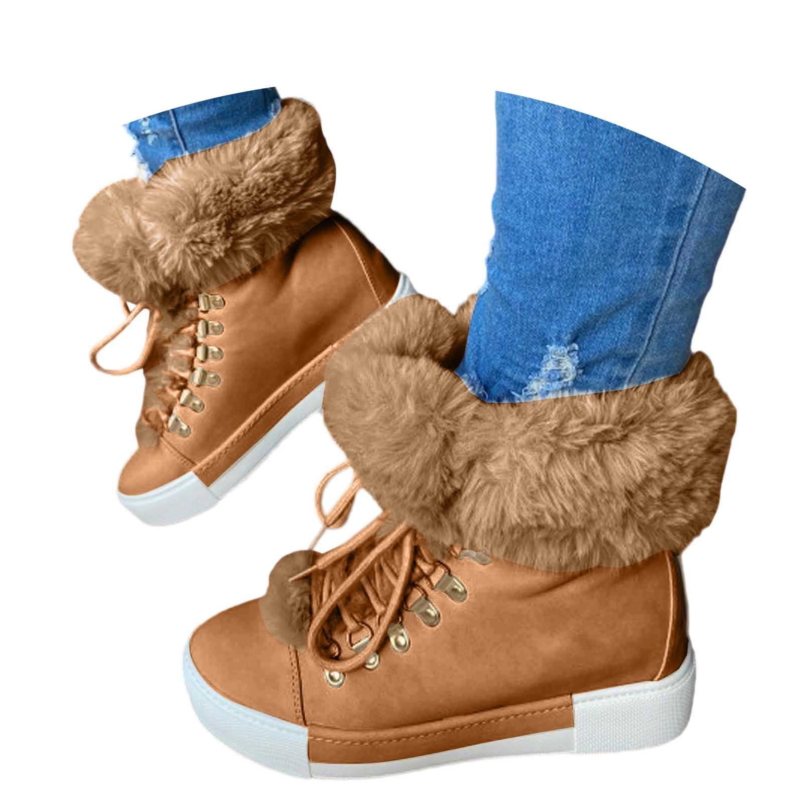 sneaker boot with fur