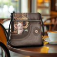thumbnail image 3 of Kuiaobaty Pig Sunflower Print Crossbody Bag for Women, Roomy Multi Pockets Portable Leather Satchel Purse with Adjustable Strap, Lightweight Shoulder Handbag Crossbody for Travel, 3 of 7
