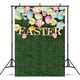 thumbnail image 1 of Happy Easter Photography Backdrops Natural Grass Green Flowers Photo Studio Background for Children Spring Backdrop 10952(5x7FT), 1 of 4
