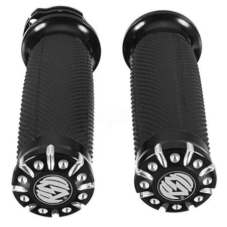 1 Pair 25mm Motorcycle Handlebar Hand Grips for Har-ley for Sport-ster Cruiser (Best Cruiser Motorcycle For The Money)