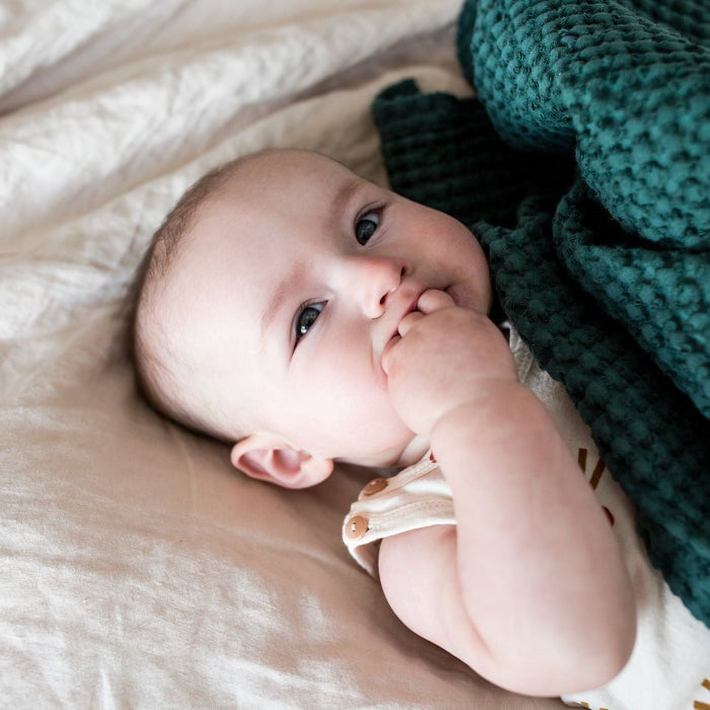 Receiving Blankets Simka Rose Waffle Baby Blanket 100% Cotton