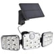 thumbnail image 1 of Luz Solar De 3 Cabezas Lámpara de pared de iluminación con sensor de movimiento de 3 cabezales para exteriores con luz solar LED para jardín Tmvgtek Para estrenar, 1 of 3