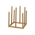 thumbnail image 3 of BalsaCircle 10 Gold in 8-Tubes Square Minimalist Base Design Flower Vase Centerpiece Wedding Birthday Events Reception Catering Party Home Decorations Supplies, 3 of 8