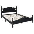 thumbnail image 5 of Harper & Bright Designs Full Size Wood Platform Bed Frame, Retro Style Platform Bed with Wooden Slat Support, Black, 5 of 9