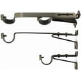 thumbnail image 2 of Urbanest Adjustable Double Rod Bracket, Up to 1 1/8", Antique Brass, Set of 2, 2 of 7