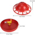 thumbnail image 3 of Bebedero para pollos Bebedero automático para aves de corral Accesorios automáticos para cría Gallinero Aves de corral Agua potable Tazón Jaula Alimentador Bebedero para pollos pequeños - 1EPMH, 3 of 5