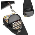 thumbnail image 4 of Rocae Sicilian Style for Sling Bag Chest Shoulder Backpack Crossbody Bags Casual Daypack for Men Women, 4 of 5