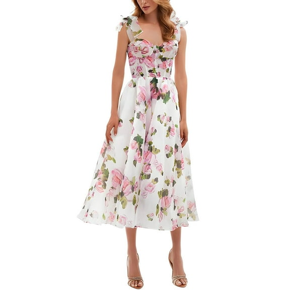 BELLA DESERT womens  Midi Dress, 4