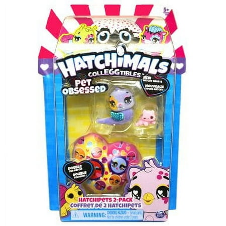 Hatchimals CollEGGtibles Pet Obsessed Walwren and Kitten (2 pack) HatchiPets