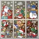 thumbnail image 2 of Pegatinas de ventana de copo de nieve de Navidad, pegatina de pared de vidrio de puerta electrostática, Feliz Navidad, Papá Noel, muñeco de nieve, alce, 2 of 4