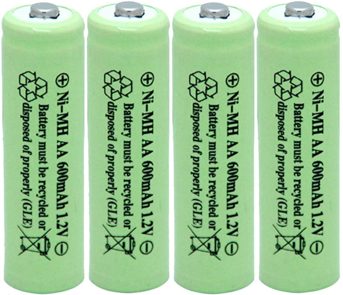 toilet knal ik lees een boek Green Garden 4 Pack AA Batteries Ni-MH 600mAh 1.2V Rechargeable Battery  Solar Powered Outdoor Lights (NiMH) - Walmart.com