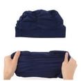 thumbnail image 5 of Unique Bargains 1 Pc Pleated Style  Swim Cap 5.91"x9.25" Navy Blue, 5 of 6