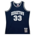 thumbnail image 2 of Men's Mitchell & Ness Alonzo Mourning Navy Georgetown Hoyas 1991/92 Swingman Player Jersey, 2 of 4