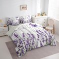 thumbnail image 3 of Homewish Purple Lavender Plant Twin Bedding Sets 7-Piece, Grey Old Barn Door Bedding Comforter Set, 3 of 7