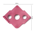 thumbnail image 4 of Plantilla para Carpintería Herramientas Grabado Localizador Ángulo R para Mesas (rosa Roja A) 2 Uds., 4 of 5