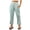 Light Blue, variant on Rutainlusire Womens Pants Womens Clothes Casual Women Solid Pants Comfortable Elastic Cropped Pants