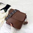 thumbnail image 3 of Bolso bandolera de piel maciza para mujer 2023 Tend Bolso de hombro vintage para mujer Bolsos y carteras de calidad para mujer, 3 of 5