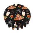 thumbnail image 3 of XMXT Waterproof Table Cloth, Mexican Hat Decor Print Polyester Round Tablecloth for Dining Room Party Decor Tablecloths, 60 inches, 3 of 8