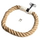 thumbnail image 5 of Stylish Rustic Hand Towel Holder Iron Coat Hanger with Hemp Rope, 5 of 10