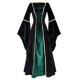 thumbnail image 2 of Vestido gótico retro medieval, vestido largo de princesa, vestido de fiesta de lujo para mujer, disfraz renacentista de Halloween y carnaval para adultos, 2 of 5