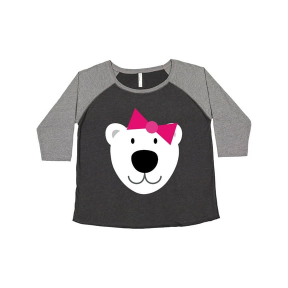 Inktastic Polar Bear Girl Women's Plus Size T-Shirt