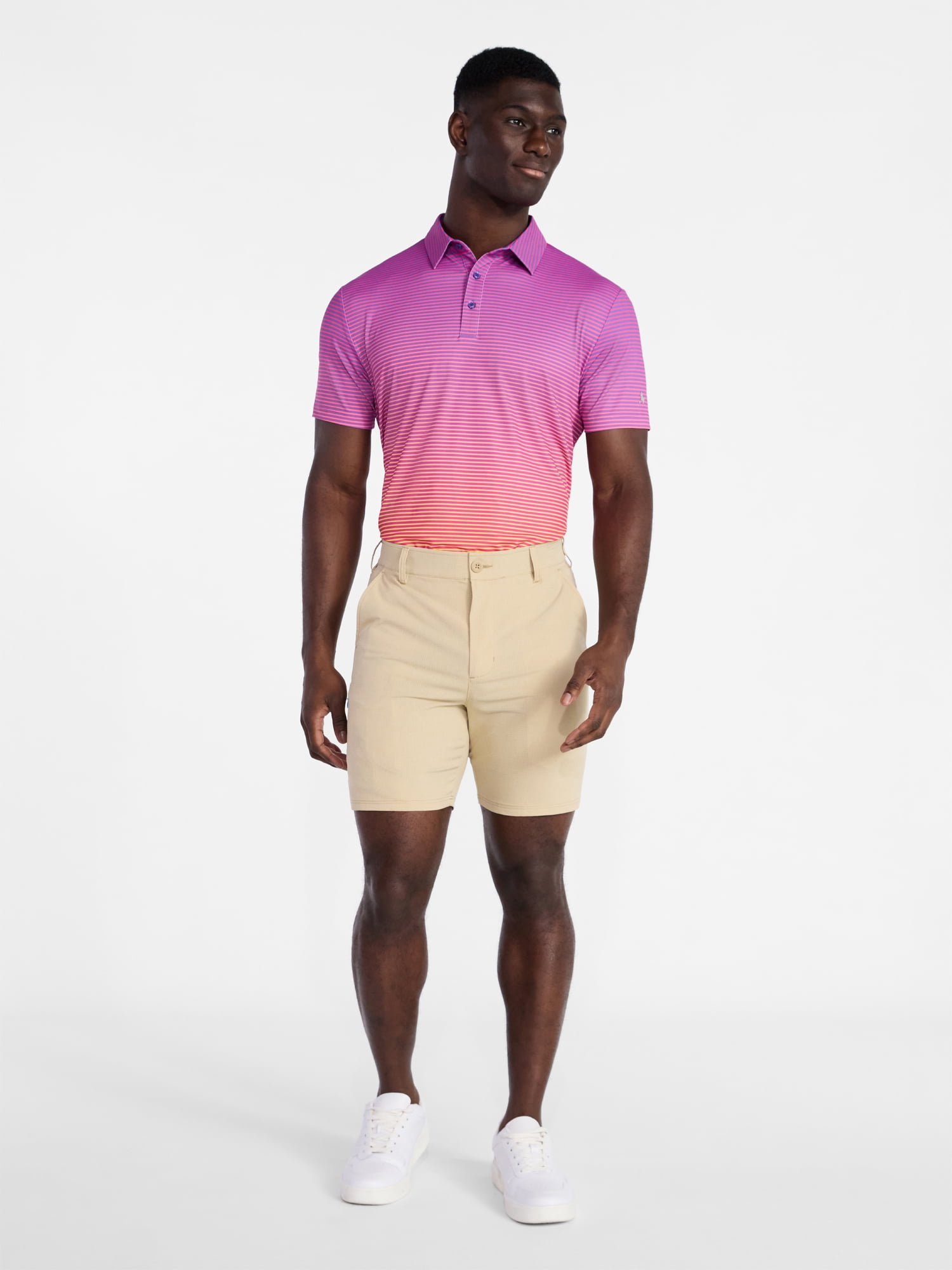 Birdie Bound Men's & Big Men's Dice 7" Inseam Performance Golf Shorts, Sizes 28-48