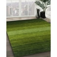 thumbnail image 2 of Ahgly Company Indoor Square Contemporary Dark Forest Green Abstract Area Rugs, 5' Square, 2 of 6