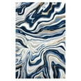 thumbnail image 6 of Abani Regal Collection Area Rug Mid Century Modern Bedroom Living Room Decor Floor Rug 4 x 6 Blue Grey, 6 of 8