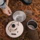 thumbnail image 4 of Cuenco para acampar de 200ML, utensilio portátil Sierra Cup, suministros de vajilla resistentes al calor FLhrweasw Nuevo, 4 of 9