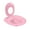 Pink, variant on Cat Toilet Seat Trainer Kit Reusable, Cat Toilet Training System with Litter Box, Detachable Design for Easy Cleaning, Pet Potty Training Tool for Cats Kitten (15.4" x 14.4")