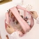 thumbnail image 5 of Neceser para hombre y mujer | Organizador de maquillaje y cosméticos de PU translúcido | Estuche de viaje de gran capacidad con asa y cremallera | Almacenamiento multiusos para accesorios,, 5 of 6