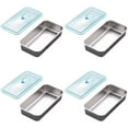 thumbnail image 2 of 4Pcs Stainless Steel Preservation Box with Lid-Multipurpose Snack Container, Seasoning Dish, Fruits Box & Lunch Box, Large Capacity Durable Organizer for Meal-prep Takeout Foods(Silver,7.8x4.1x1.5"), 2 of 5