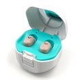 thumbnail image 1 of Audífonos Recargables para Personas Mayores con Cancelación de Ruido Mini Amplificador Auditivo Invisible para Adultos Pérdida Auditiva Audífonos Digitales con Estuche de Carga Par,Azul y Rojo, 1 of 5