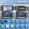 thumbnail image 2 of Radio de coche Leadfan para Toyota Corolla 2003-2008 con JBL de 2 GB/32 GB, 2 of 9